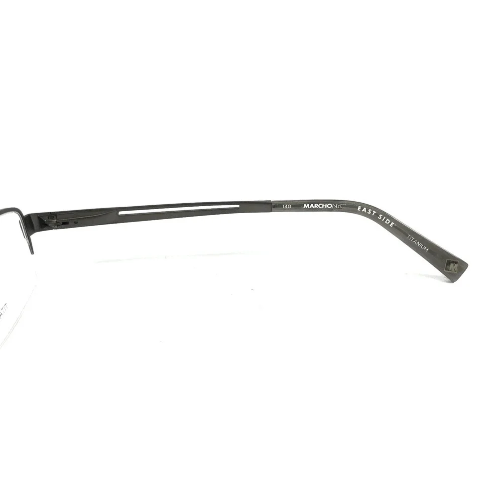 Marchon NYC Eyeglasses Frames EAST SIDE LUDLOW 033 Gunmetal Titanium 53-18-140